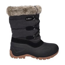 CMP Winter Boots Nietos Low Urban Style (Faux Fur Lining, Waterproof Overshoe) Black Women